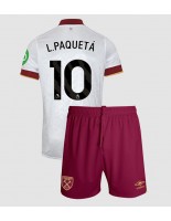 West Ham United Lucas Paqueta #10 Alternativní dres pro děti 2024-25 Krátký Rukáv (+ trenýrky)